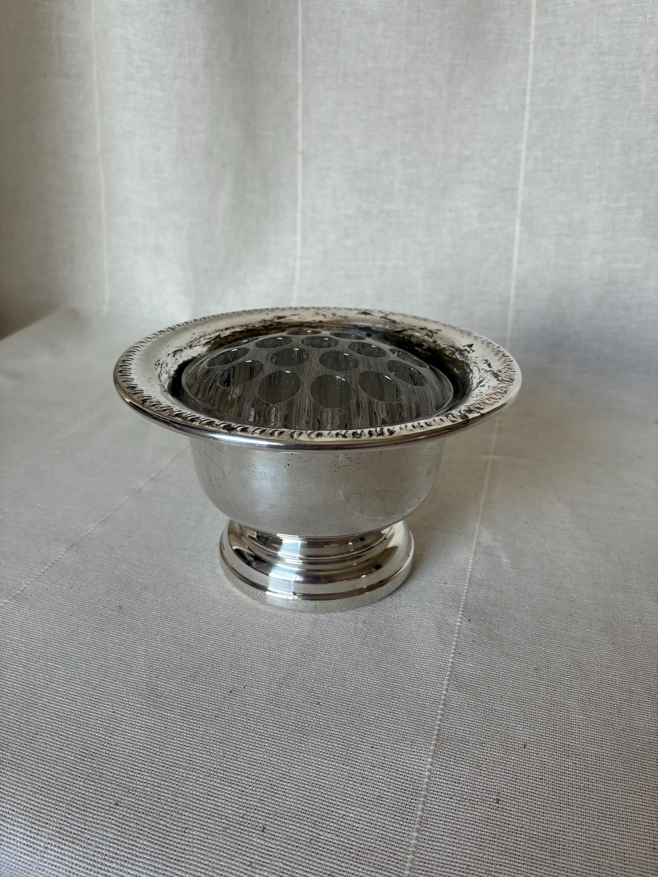 Silver rose bowl - Etsy 日本