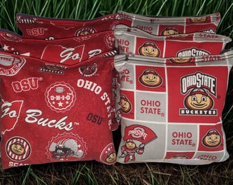 Bolsas de Cornhole de los Ohio State Buckeyes