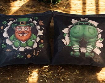 Bolsas de Cornhole irlandesas de duendes