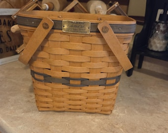 Longaberger Medium Size Basket With Handles