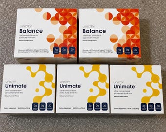 5-pack Unicity Balance (90 påsar) + Unimate (60 påsar)