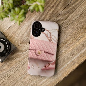 Pink Chanel Phone Case - Etsy