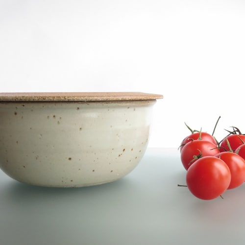 Ceramic Jar With Lid Food Storage Ceramic Bowl With Lid Etsy
