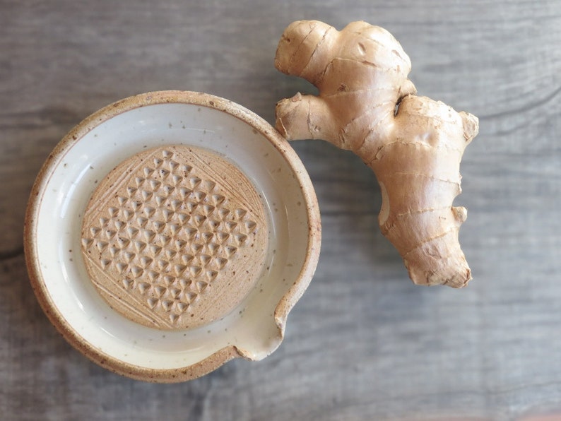 Ginger grater ceramic ginger garlic grating dish ceramic Etsy