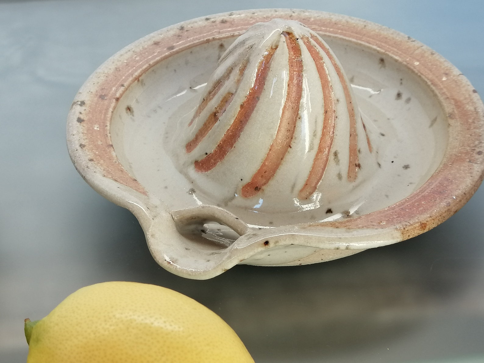 Lemon Squeezer Ceramic Juicer Pottery Orange Squeezer Kitchen Etsy