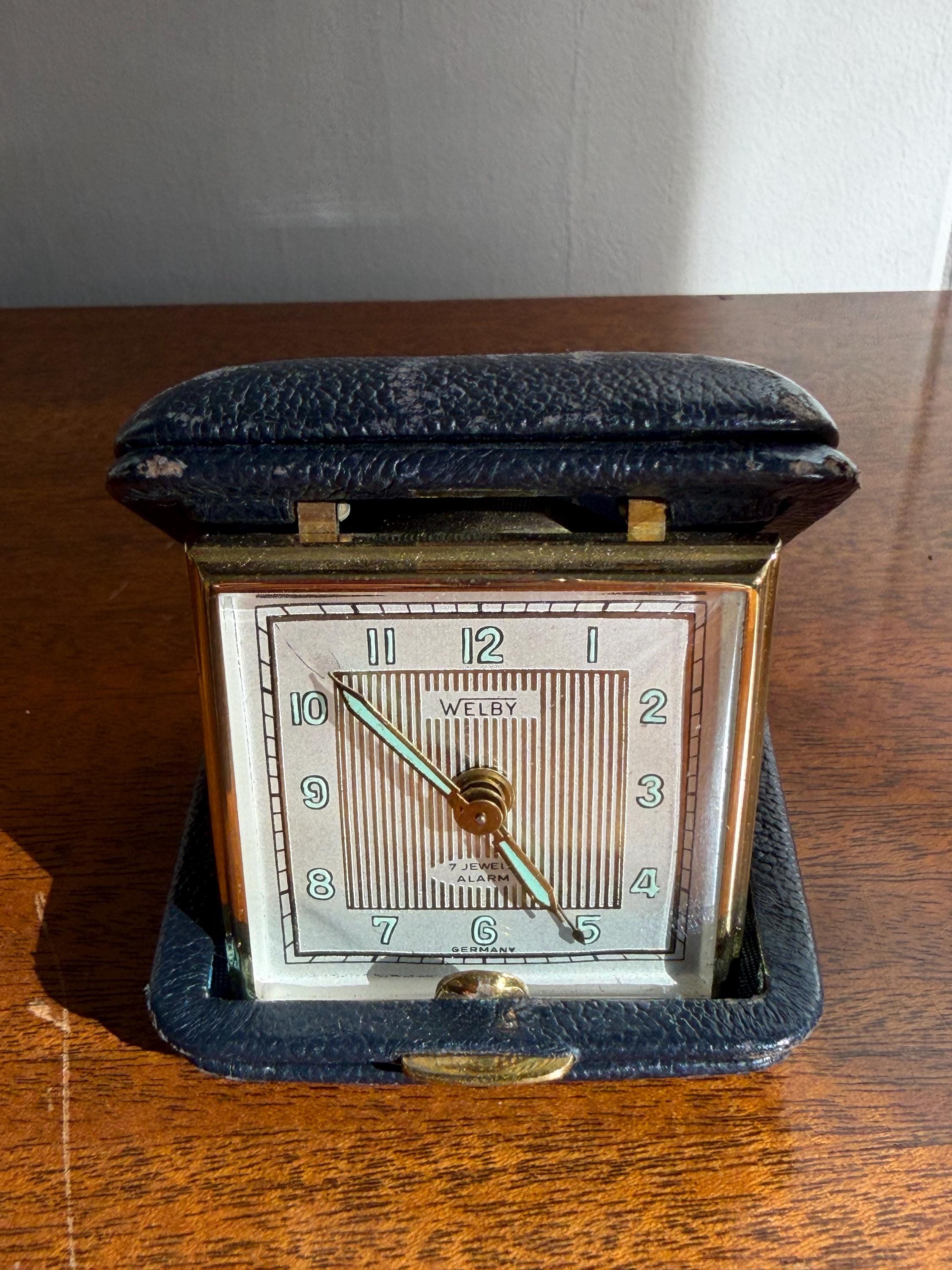 7 Jewel Travel Clock - Etsy