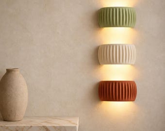 Resin Wall Sconce Lamp Modern Minimalist  Lighting Fixtureppl
