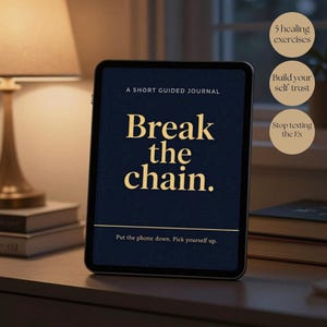 Tijdschrift met gids voor zelfvertrouwen | Stop met sms'en, werkboek angstverlichting (pdf-download)