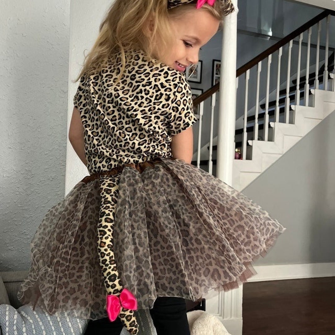 Cheetah Cat Tutu Costume Toddler Girl Halloween Costume Etsy