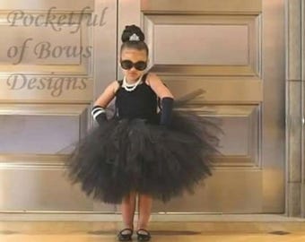 Black Tutu Dress, Toddler Formal, Flower Girl