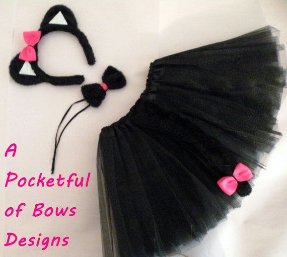 Black Cat Costume Toddler Girl Halloween Cat Costume Tutu Etsy