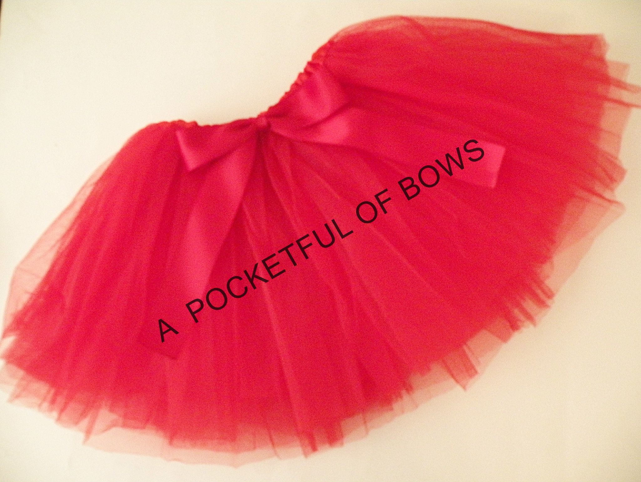 Red Tutu Skirt, Toddler Red Tutu, Girls Birthday Skirt