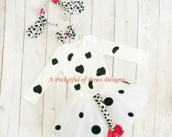 Costume dalmata, costume Pongo o Perdita, 101 costume ispirato dalmata,  costume di Halloween dalmata -  Italia