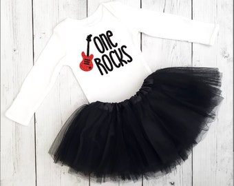 One Rocks Birthday Outfit for Girl, Other colors