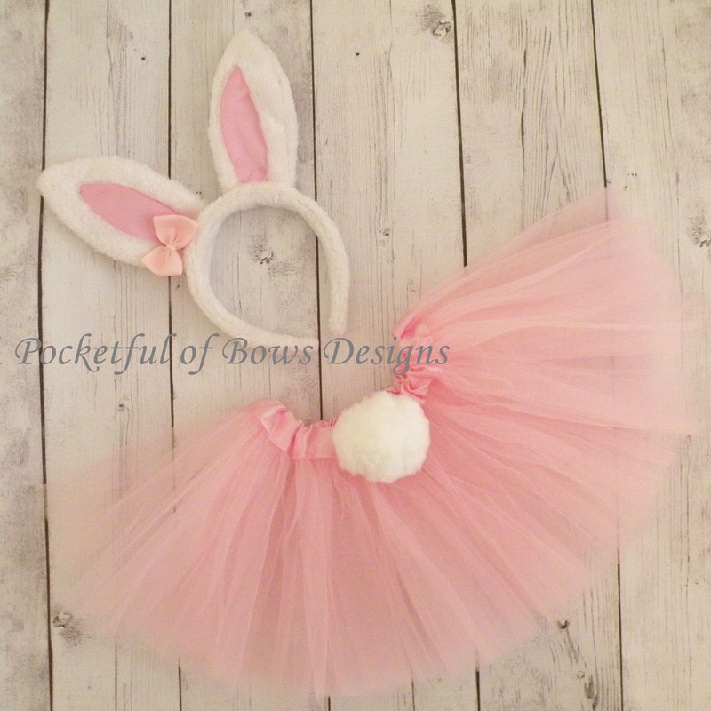 CORAL TUTU & BOW BUNNY