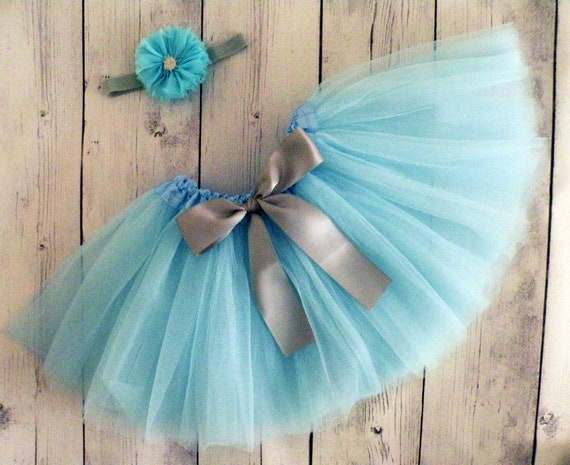 girls blue tutu skirt