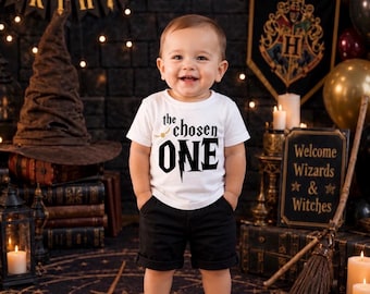 The Chosen One 1st Birthday shirt Wizard Themed