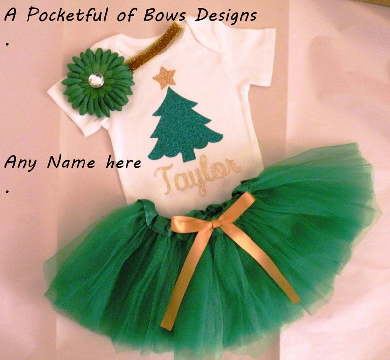 baby girl green tutu