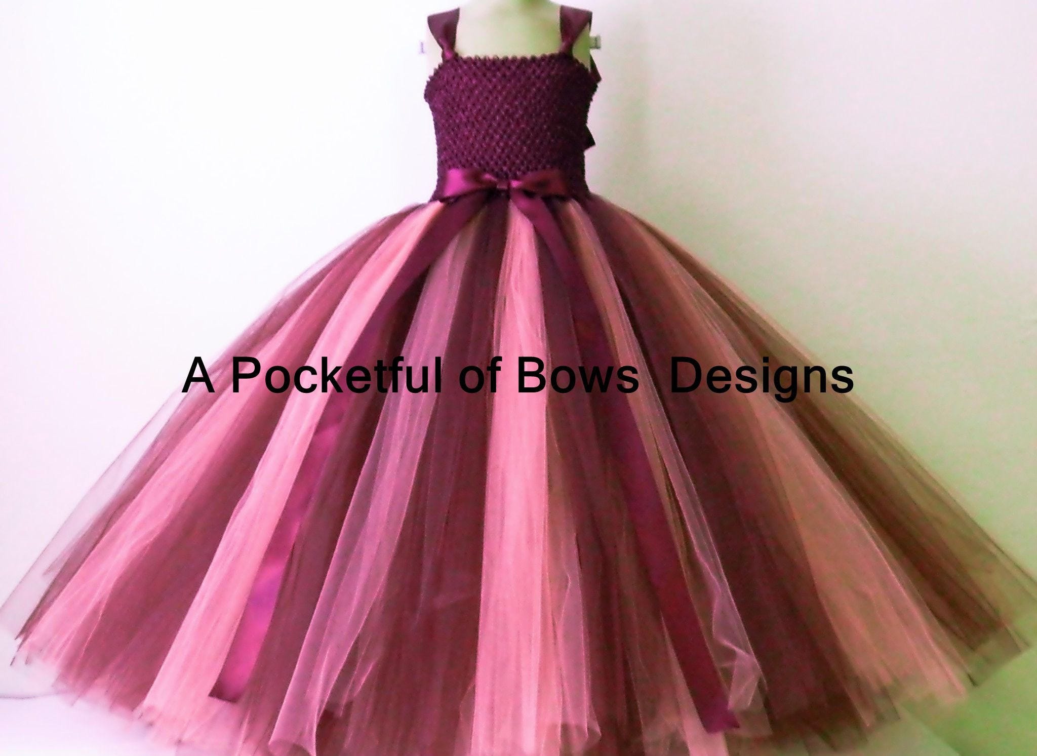 wine flower girl dresses