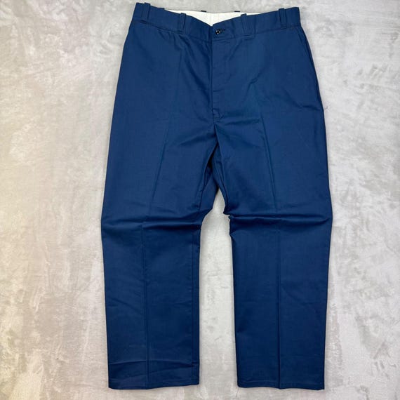 Sears Roebuck, Vtg Sears Roebucks Perma Prest Work Pants Mens 38x29 Navy Blue Nos Nwt USA Made