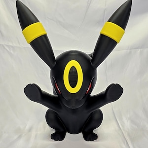 Window Umbreon 3d Printed Squished Face Display