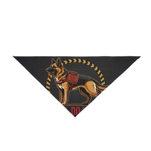 Service Dog Handler Bandana - Do Not Pet, Medical Alert, Back to School, German Shepherd