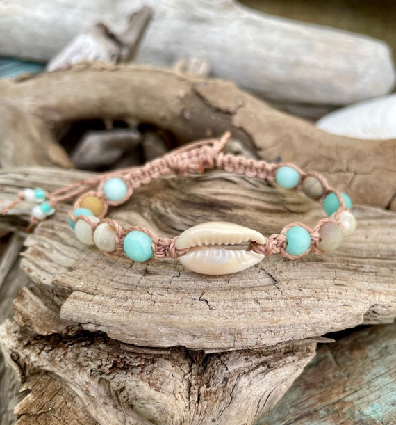 Cowrie shell shop bracelet diy