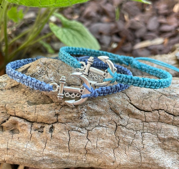 Buy Anchor Bracelet [Men] Paracord Rope (Adjustable) & Stainless Steel Mens  Bracelets with Anchor Clasp Online at desertcartINDIA