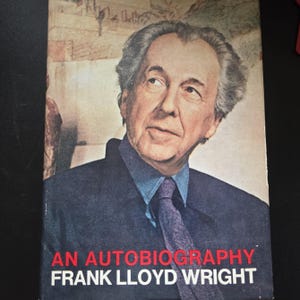 Vintage Frank Lloyd Wright An Autobiography Hardcove  r 1977 Horizon Press Mid Century Modern Architecture