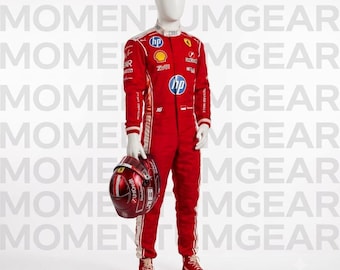 Op maat gemaakt F1-racepak | Formule 1-motorsportkostuum | Complete set met raceschoenen en -handschoenen