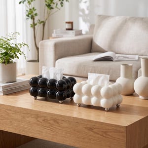 Wolken tissueboxhouder | Esthetische tissueboxhouder | Moderne minimalistische woondecoratie | Badkamer- en keukenorganizer | Uniek cadeau-idee