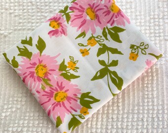 Sugar Sweet Vintage Sheet FQ, Vintage Fabric, Floral Fabric, Sustainable Crafting, Sewing Supply