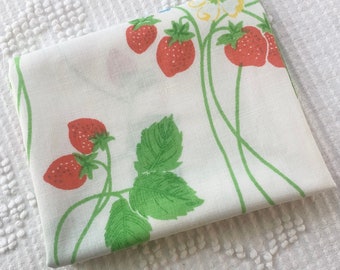 Sugar Sweet Vintage Sheet FQ, Vintage Fabric, Floral Fabric, Sustainable Crafting, Sewing Supply