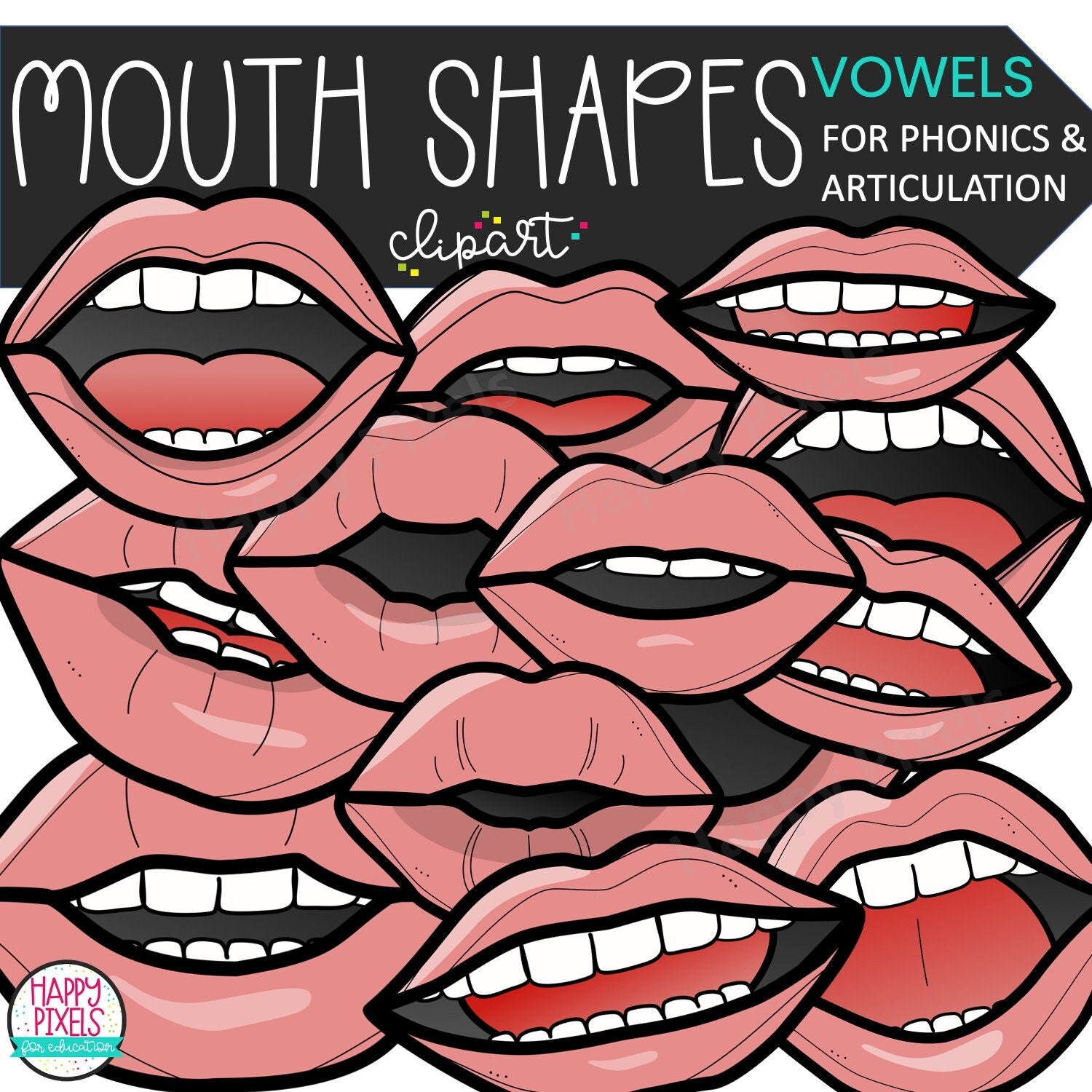 Mouth Shape Clipart Mouth Articulation Images Lips Position Phonics