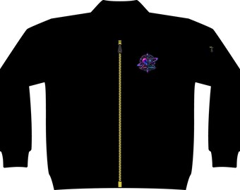 Neon Heart Bomber Jacket, Cyberpunk Jacket, Futuristic Techwear, Written in Code Graphic Jacket, Cyber Streetwear