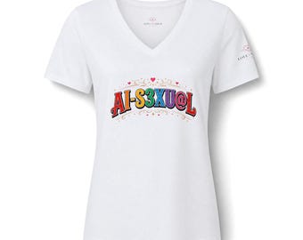 AI-Sexual Pride V-Neck Tee, AI Love Shirt, Human AI Relationship Shirt, Cyber Romance Tee, Futuristic Pride Shirt