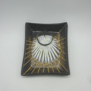 Handmade Ceramic Incense Plate- Small Rectangle