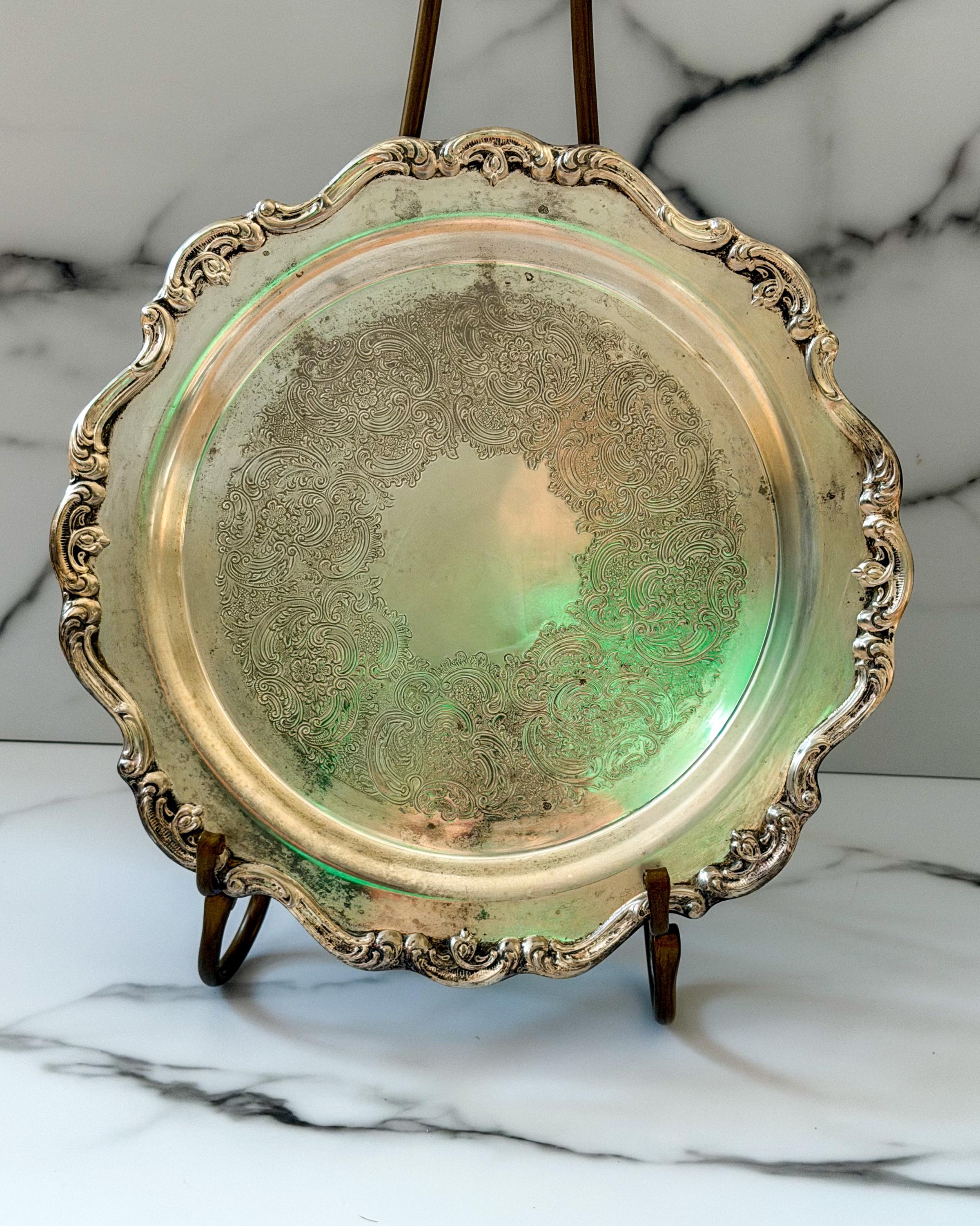 Gorham Heritage Tray - Etsy