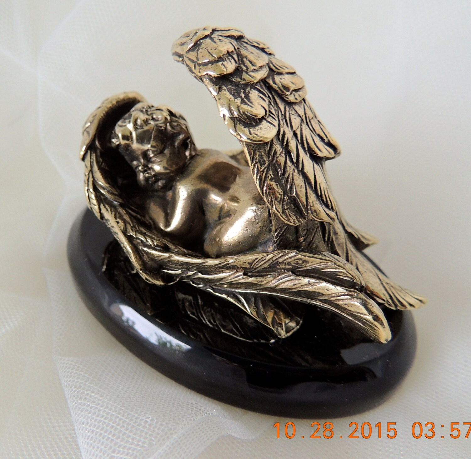 Sale Angels / Bronze Statue of a Sleeping Angel / Angel Etsy