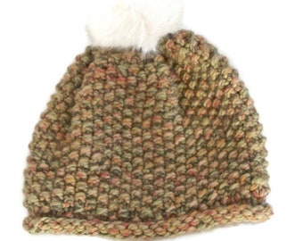 Winter Hat, Women's Winter Hat, Warm Hat, Pom Pom
