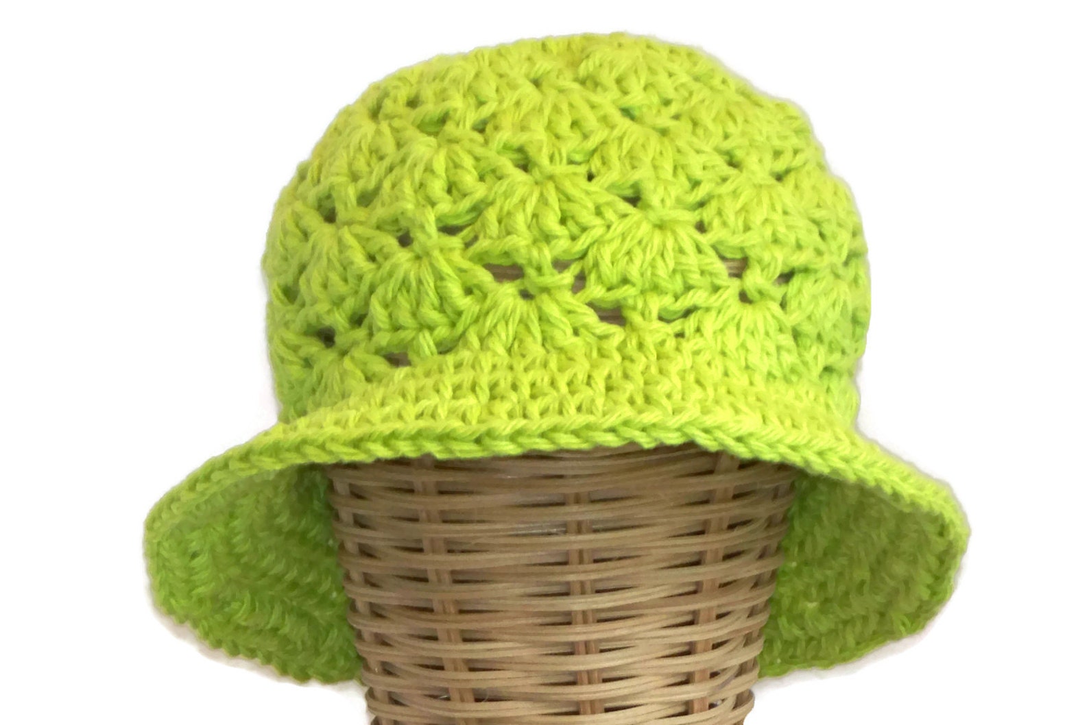 Baby Girl Floppy Sun Hat Infant Hat Lime Green Etsy