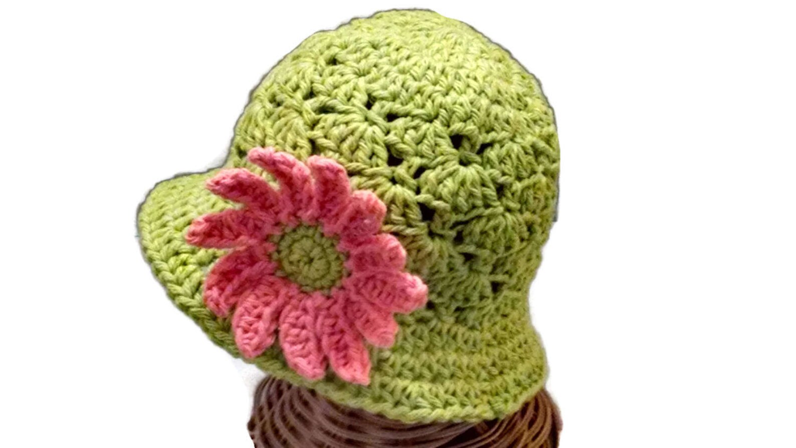 Baby Girl Floppy Sun Hat, Infant Hat, Green, Lime Green, Flower Hat Etsy