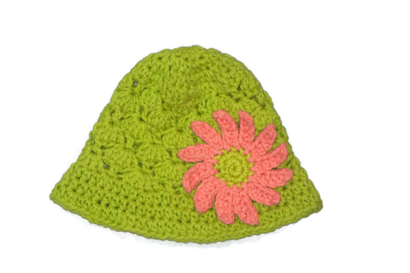 Baby Girl Floppy Sun Hat, Infant Hat, Green, Lime Green, Flower Hat Etsy