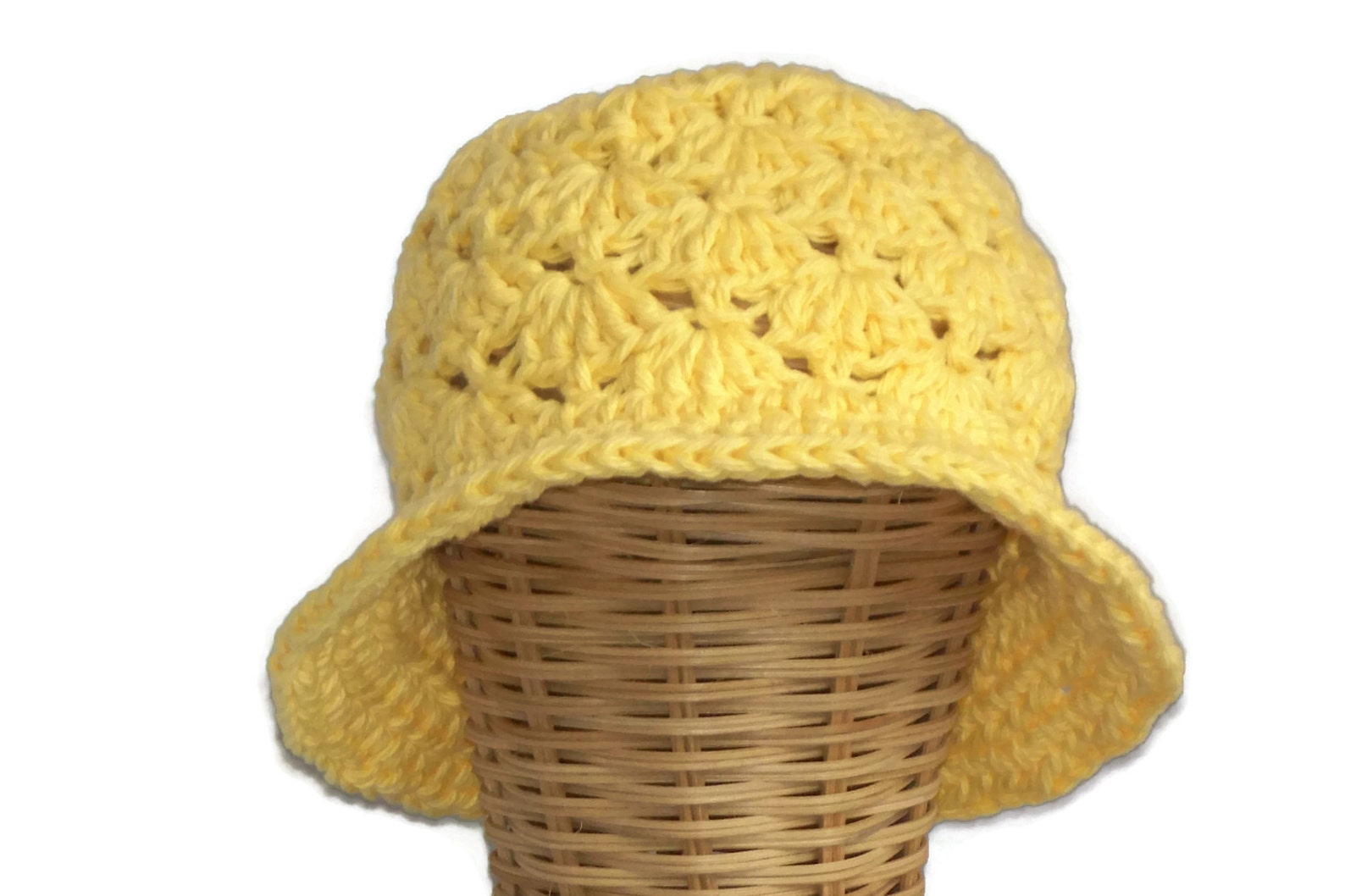 Baby Girl Floppy Sun Hat Infant Hat Yellow Etsy