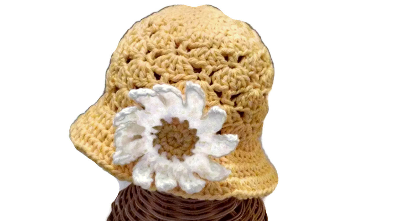 Baby Girl Floppy Sun Hat, Infant Hat, Yellow, Flower Hat Etsy