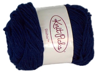 Knit Picks Dishie Yarn, colore Jay (Royal Blue)