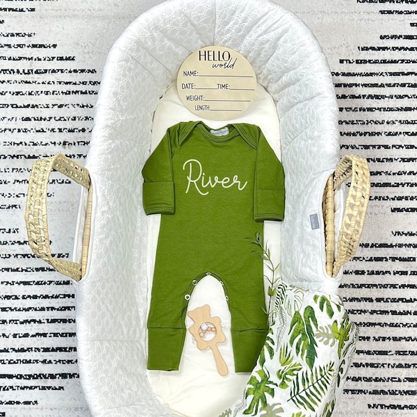 Olive Green Baby Clothes Etsy