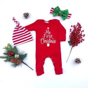 unisex newborn christmas outfit