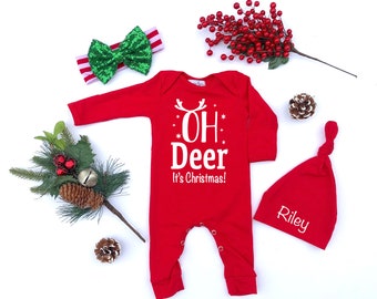 newborn baby christmas outfit