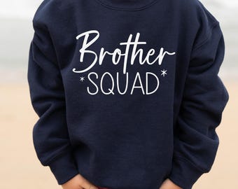 Brother Squad Shirt | Sibling Squad Tee | Matching Family Shirts Brother, Sister, Mom & Dad New to the Squad Newborn Baby Coming Home Outfit